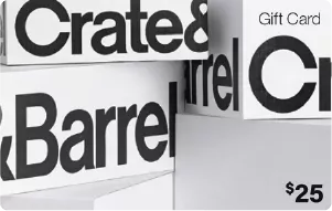 CRATE AND BARREL Gift Card