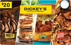 DICKEY'S RESTAURANT BRANDS Gift Card
